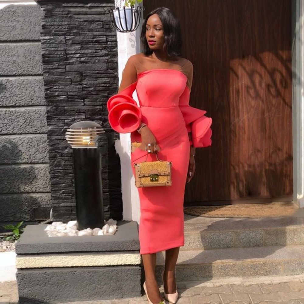 Elegant Strap Evening Dress Short Coral Satin Flare Long Sleeves celebrity Dresses red carpet African Party Dress, Lavender
Elegant Strap Evening Dress Short Coral Satin Flare Long Sleeves celebrity Dresses red carpet African Party Dress, Lavender