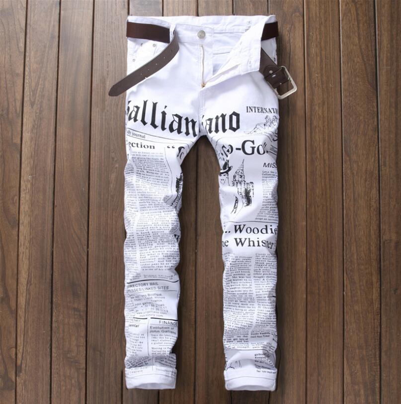 Men's Distressed Ripped Skinny Jeans New Fashion White Slim Mens Designer Jeans Motorcycle Biker Causal Pants
Men's Distressed Ripped Skinny Jeans New Fashion White Slim Mens Designer Jeans Motorcycle Biker Causal Pants