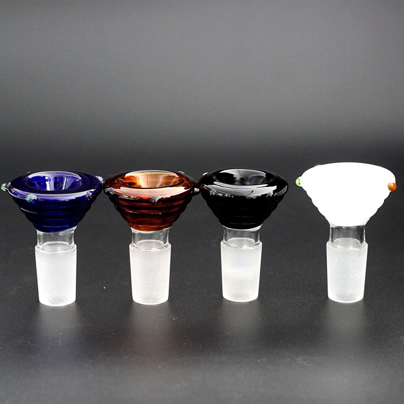 Colorful Double-Deck Glass Bowls Pieces for Bong Hookahs 14mm 18mm Male Top Quality Mushroom Glass Bowl Bull Head
Colorful Double-Deck Glass Bowls Pieces for Bong Hookahs 14mm 18mm Male Top Quality Mushroom Glass Bowl Bull Head