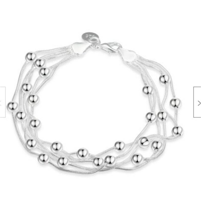 Classic Bubble Bracelet 18K White Gold Plated Multilayer Chain Beads Bracelet For Women Wedding Party Gifts
Classic Bubble Bracelet 18K White Gold Plated Multilayer Chain Beads Bracelet For Women Wedding Party Gifts