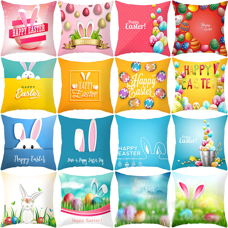 Easter bunny Pillows Case rabbit Letter print Pillow Cover 45*45cm Sofa Nap Cushion Covers Home Decoration 86 styles C6081, Only pillow case
Easter bunny Pillows Case rabbit Letter print Pillow Cover 45*45cm Sofa Nap Cushion Covers Home Decoration 86 styles C6081, Only pillow case