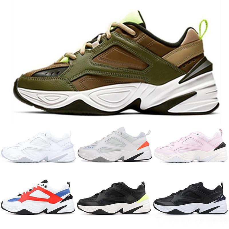 Cheap Designer Dad Shoes Mens M2K Tekno John Elliott Paris Phantom Pink Black Volt White Trainer Women Running Sports Sneakers 36-45