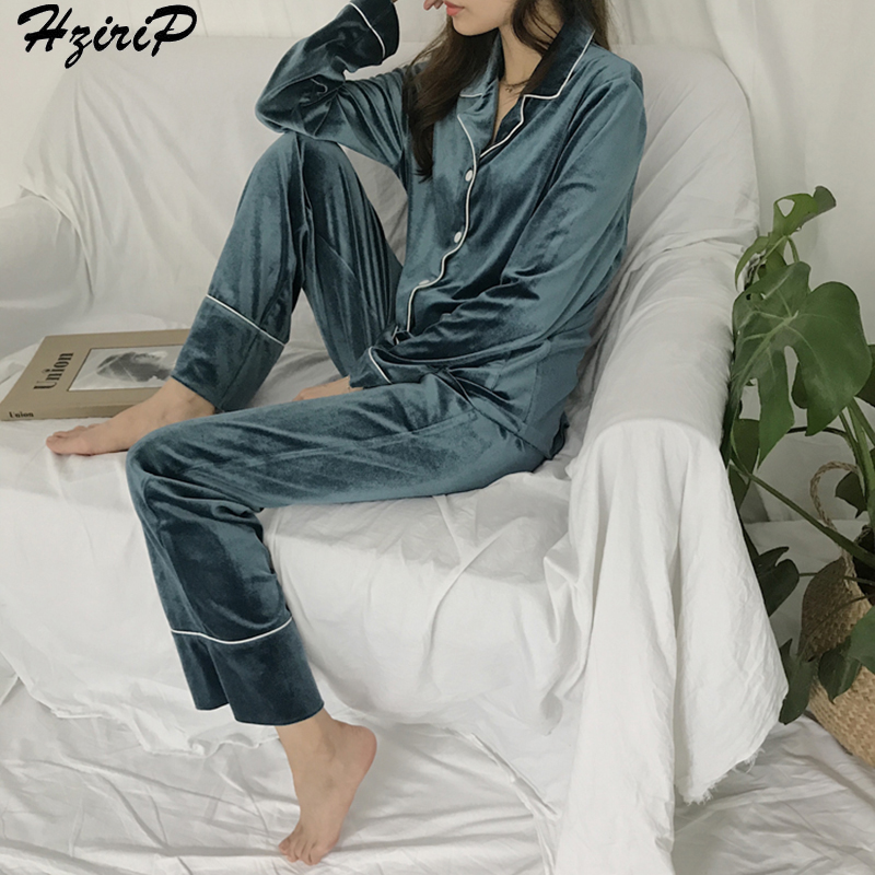 HziriP 2018 New Full Sleeve Women Solid Loose Soft Autumn Winter Fashion Simple Casual Warm Pants Home Sleepwear Womens Sets
HziriP 2018 New Full Sleeve Women Solid Loose Soft Autumn Winter Fashion Simple Casual Warm Pants Home Sleepwear Womens Sets