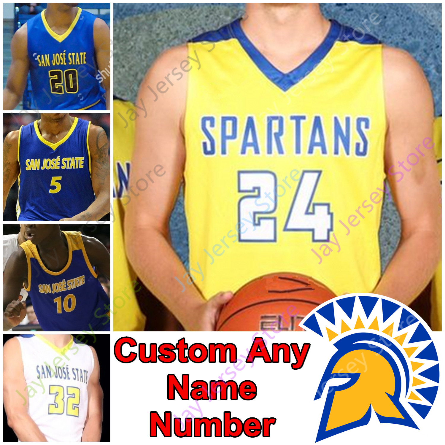 2020 San Jose St Spartans SJSU Basketball Jersey NCAA College Brandon Clarke Ricky Berry Seneca Knight Brae Ivey Craig LeCesne Zach Chappell, White
2020 San Jose St Spartans SJSU Basketball Jersey NCAA College Brandon Clarke Ricky Berry Seneca Knight Brae Ivey Craig LeCesne Zach Chappell, White