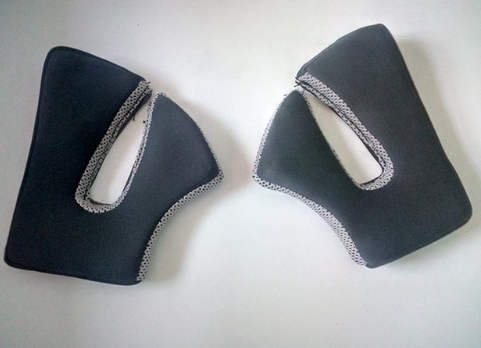 Motorcycle full face helmet lining adjust the size of the helmet special helmet liner