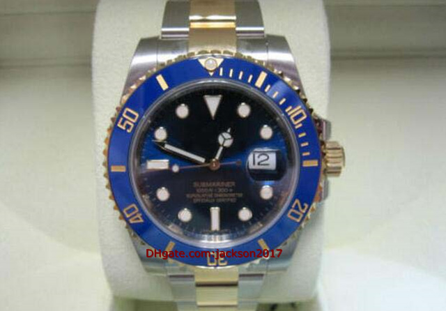 High Quality Wristwatches Mens watch two tone the newest blue face model 116613 Unworn
High Quality Wristwatches Mens watch two tone the newest blue face model 116613 Unworn