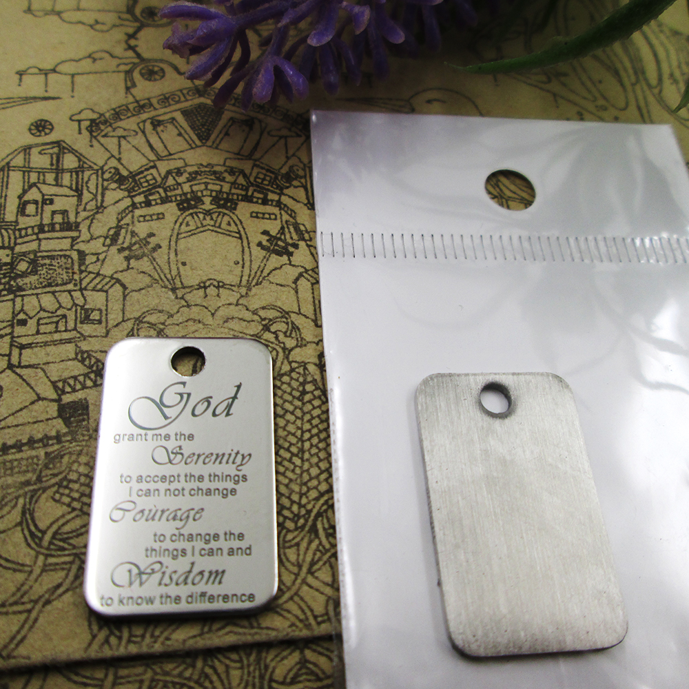 40pcs--"god grant me the serenitp to accept"stainless steel charms more style for choosing DIY Charms pendants for necklace
40pcs--"god grant me the serenitp to accept"stainless steel charms more style for choosing DIY Charms pendants for necklace