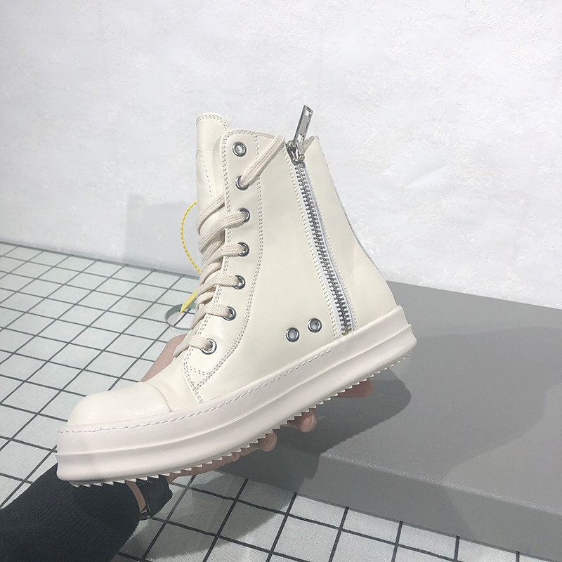 Genuine Leather Men Ankle Boots High Top Fashion Sneakers Lace Up Man Boots Shoes 11#25/20D50, White
Genuine Leather Men Ankle Boots High Top Fashion Sneakers Lace Up Man Boots Shoes 11#25/20D50, White