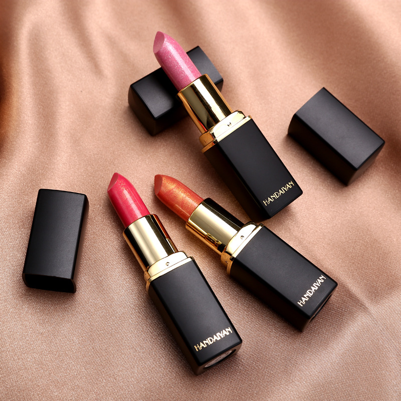 HANDAIYAN Brand Professional Lips Makeup Waterproof Long Lasting Pigment Nude Pink Mermaid Shimmer Lipstick Luxury Makeup
HANDAIYAN Brand Professional Lips Makeup Waterproof Long Lasting Pigment Nude Pink Mermaid Shimmer Lipstick Luxury Makeup