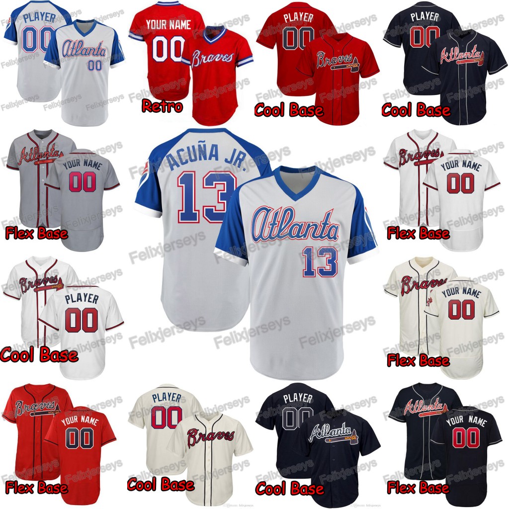 1979 1974 Atlanta Ronald Acuna Jr. Ozzie Albies Chris Martin Jerry Blevins Austin Riley Freddie Freeman Ender Inciarte Shane Greene Jersey, Blue;black
1979 1974 Atlanta Ronald Acuna Jr. Ozzie Albies Chris Martin Jerry Blevins Austin Riley Freddie Freeman Ender Inciarte Shane Greene Jersey, Blue;black