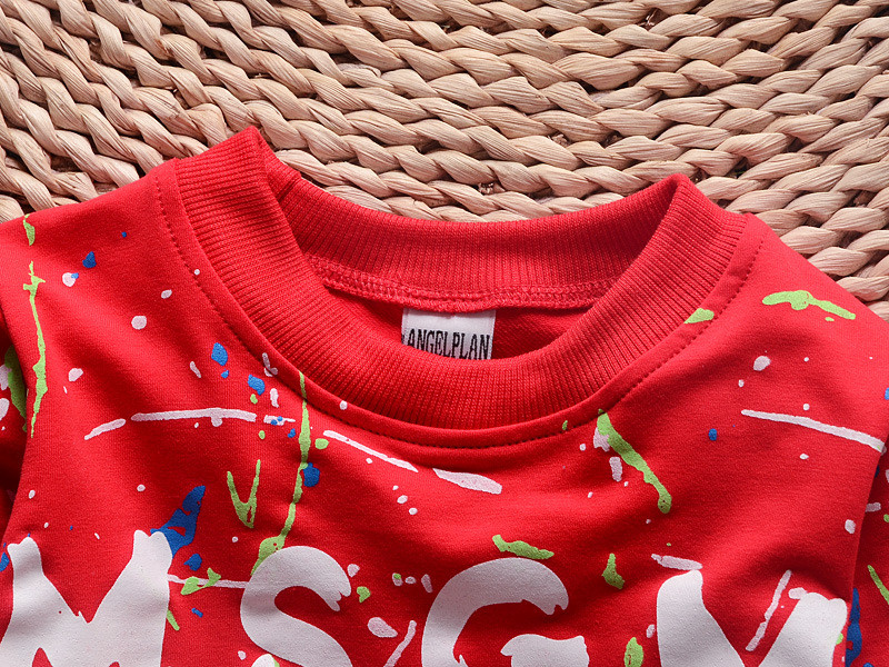 2pc toddler baby boys clothes t shirtpants kids sportswear clothes children clothing autumn clothing 14years