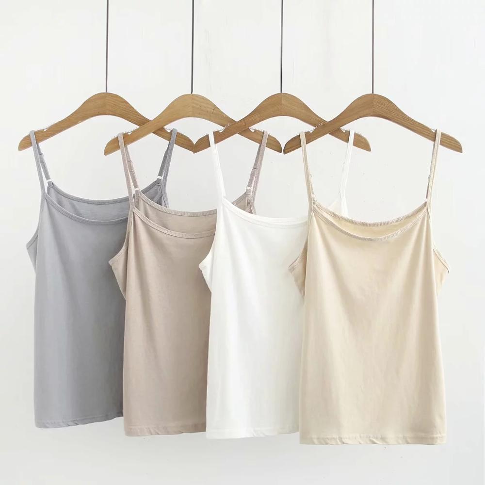 2019 Sleeveless Crop Tops blusas New Fashion Women Sexy Crop Tops Solid Summer Camis Women Casual Tank Vest, Beige
2019 Sleeveless Crop Tops blusas New Fashion Women Sexy Crop Tops Solid Summer Camis Women Casual Tank Vest, Beige