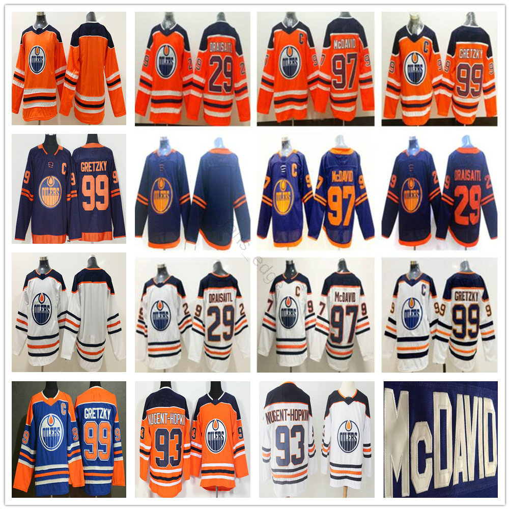 2019-2020 Edmonton Oilers Third Jersey 97 McDavid 99 Wayne Gretzky 29 Leon Draisaitl 93 Ryan Nugent-Hopkins Men Woman Kids Hockey Jerseys, Black;red
2019-2020 Edmonton Oilers Third Jersey 97 McDavid 99 Wayne Gretzky 29 Leon Draisaitl 93 Ryan Nugent-Hopkins Men Woman Kids Hockey Jerseys, Black;red