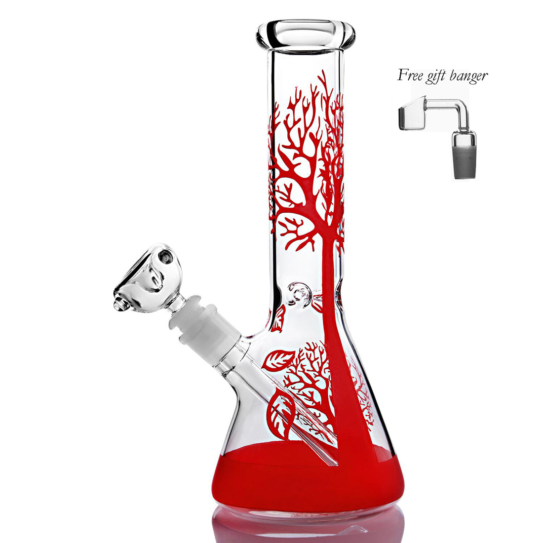 Beaker bong 11 inches tall 14 mm red colorful with downstem bowl dab heady burner recycler oil rigs rig bubbler water glass pipes bongs
Beaker bong 11 inches tall 14 mm red colorful with downstem bowl dab heady burner recycler oil rigs rig bubbler water glass pipes bongs