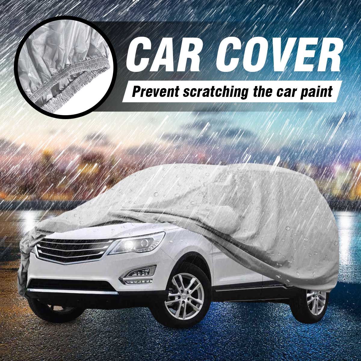 Car Cover L/XL Size SUV Full Car Covers Snow Ice Sun Rain Resistant Protection Waterproof Dustproof Outdoor Indoor
Car Cover L/XL Size SUV Full Car Covers Snow Ice Sun Rain Resistant Protection Waterproof Dustproof Outdoor Indoor
