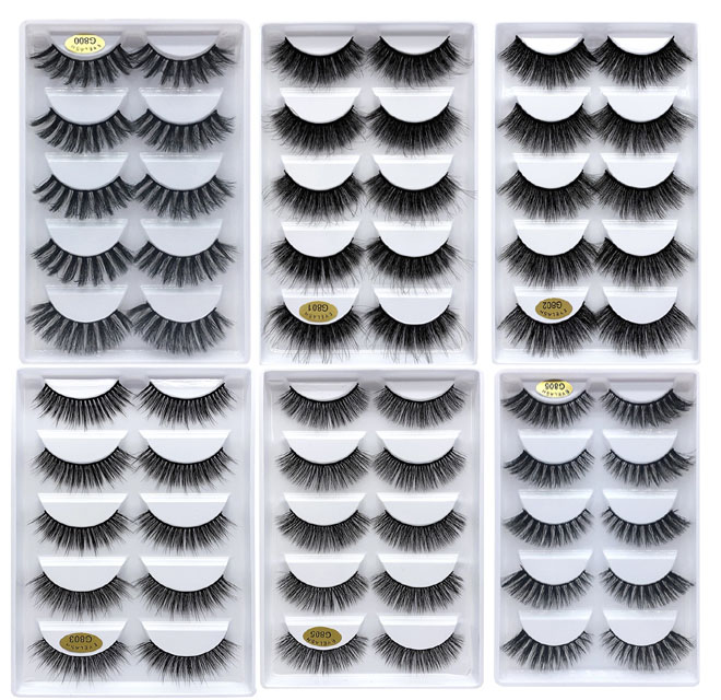 Newest Mink false eyelashes set 5 pairs each set thick natural long fake lashes mink fur hair 6 styles available drop shipping
Newest Mink false eyelashes set 5 pairs each set thick natural long fake lashes mink fur hair 6 styles available drop shipping