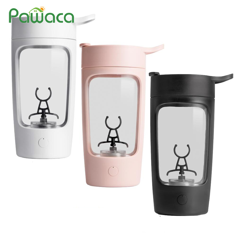 650ML Portable Leakproof Electric Shaker Bottle USB Rechargeable Protein Powder Shaker Mixer Cups Water Bottle for Sports Gym Y200330
650ML Portable Leakproof Electric Shaker Bottle USB Rechargeable Protein Powder Shaker Mixer Cups Water Bottle for Sports Gym Y200330