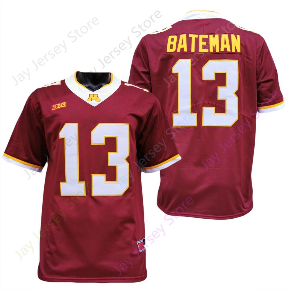 2020 New NCAA Minnesota Golden Gophers 13 Rashod Bateman Jersey Football College Jersey, Red
2020 New NCAA Minnesota Golden Gophers 13 Rashod Bateman Jersey Football College Jersey, Red
