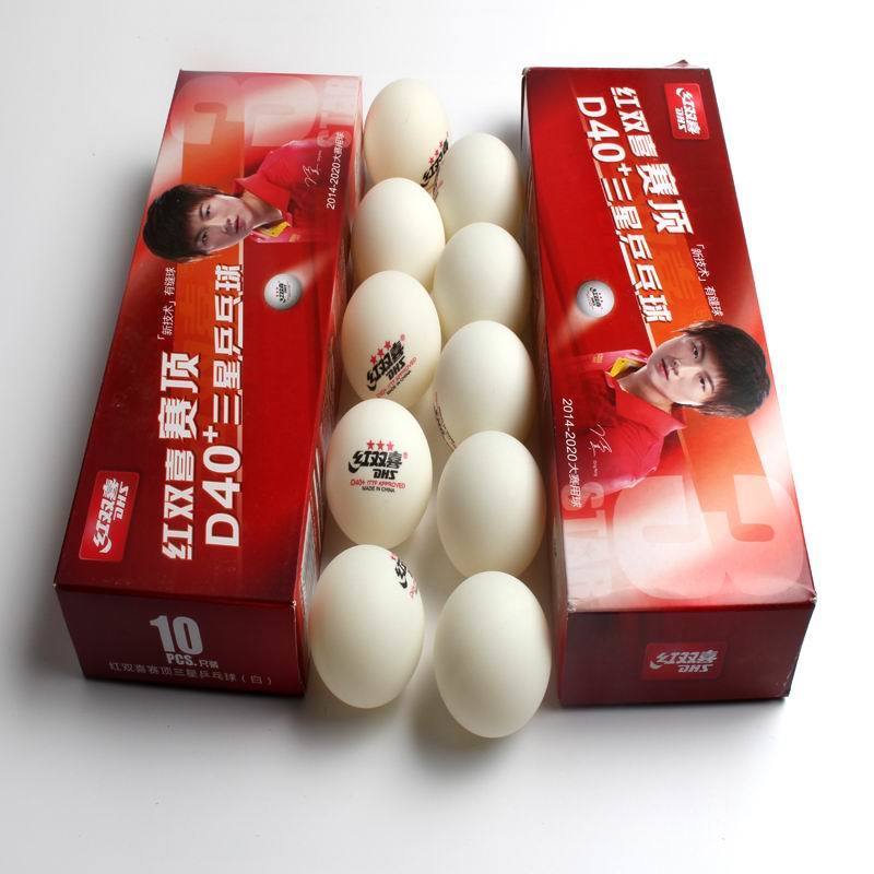 Original Dhs 40 3 Stars New Cell Dual Table Tennis Ball New Technology Seam Ball For Ping Pong Racket Game Wholes 20 Balls C130576