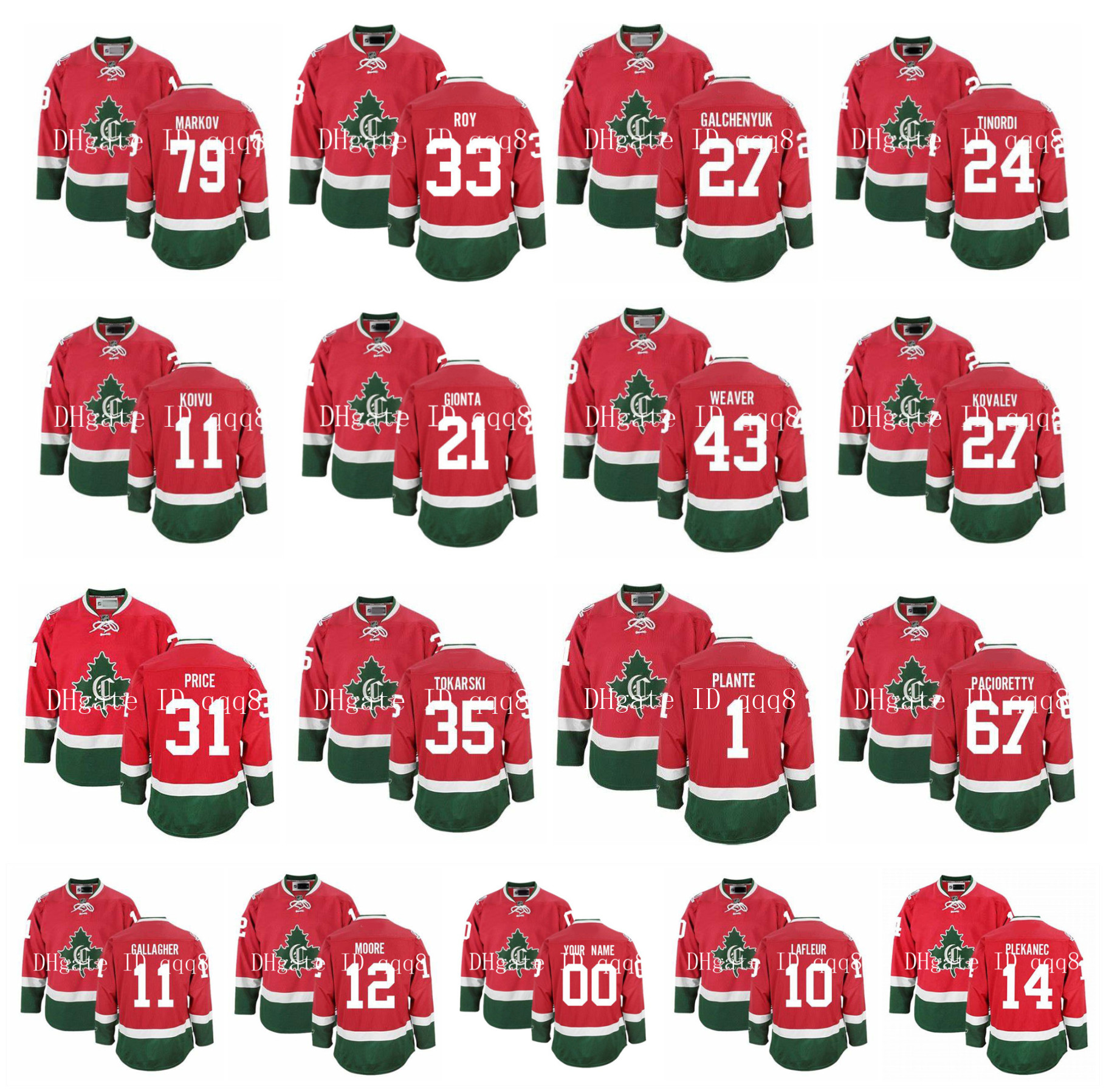 Vintage Montreal Canadiens Jersey 31 Carey Price 11 Saku Koivu 10 Guy Lafleur 33 Patrick Roy 21 Brian Gionta Red Green Custom Hockey Jerseys, Black;red
Vintage Montreal Canadiens Jersey 31 Carey Price 11 Saku Koivu 10 Guy Lafleur 33 Patrick Roy 21 Brian Gionta Red Green Custom Hockey Jerseys, Black;red