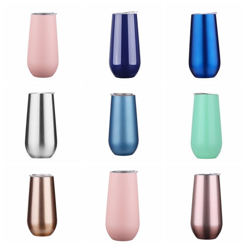Egg Cups Water Bottle Stainless Steel Tumbler Champagne Wine Glass Coffee Car Milk Mugs Lid Vacuum Insulated Glass Drinkware 6OZ D6831
Egg Cups Water Bottle Stainless Steel Tumbler Champagne Wine Glass Coffee Car Milk Mugs Lid Vacuum Insulated Glass Drinkware 6OZ D6831