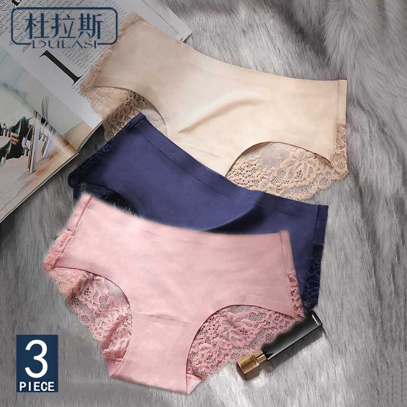 Sexy Panties Underwear Women Seamless Lace Ice Silk Panties Sexy Underpants Cute Lingerie Cotton Briefs Bikini Panty For Girls, Black violet blue
Sexy Panties Underwear Women Seamless Lace Ice Silk Panties Sexy Underpants Cute Lingerie Cotton Briefs Bikini Panty For Girls, Black violet blue