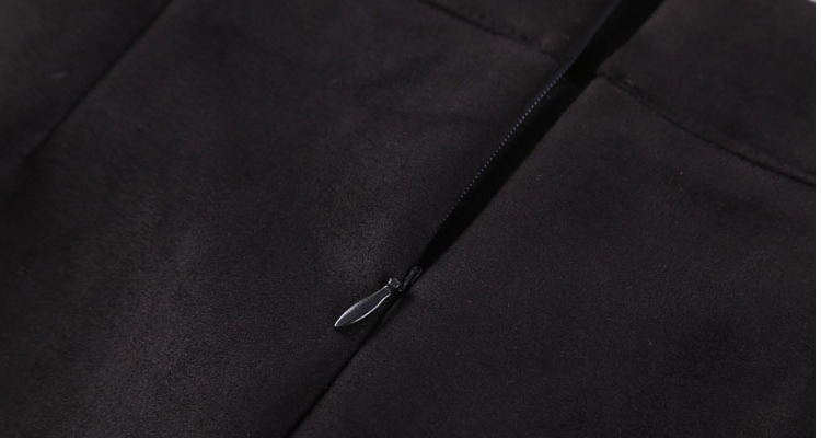 New design womens european fashion high waist a-line short suede leather short skirt plus size XSSMLXLXXL3XL