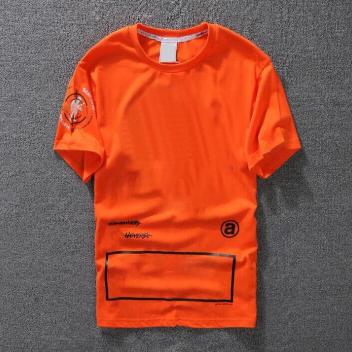 Summer Casual T-shirt Mens Clothing Hot Sale Men Shirt Black White Orange Asian Size S-XXL Cotton Blend Crew Neck Short Sleeved Wholesale
Summer Casual T-shirt Mens Clothing Hot Sale Men Shirt Black White Orange Asian Size S-XXL Cotton Blend Crew Neck Short Sleeved Wholesale