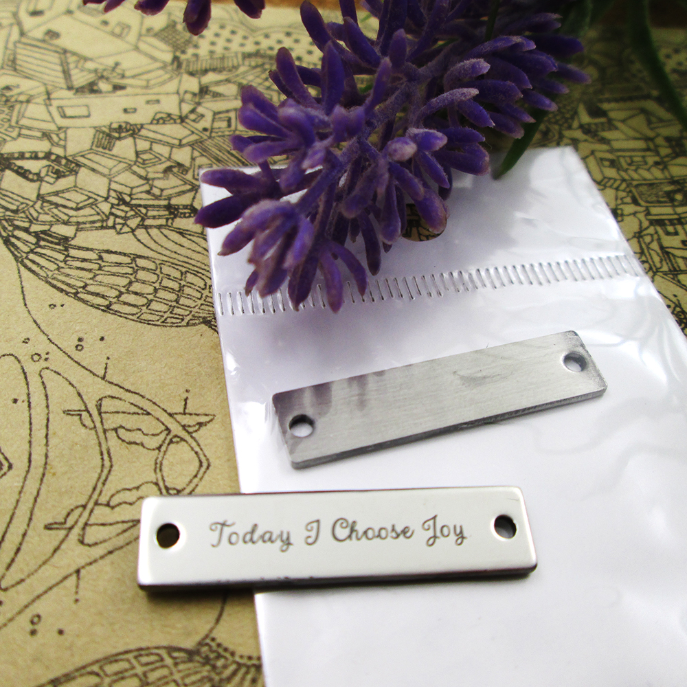 40pcs--"Today I Choose Joy Connector"stainless steel charms more style for choosing DIY Charms pendants for necklace
40pcs--"Today I Choose Joy Connector"stainless steel charms more style for choosing DIY Charms pendants for necklace