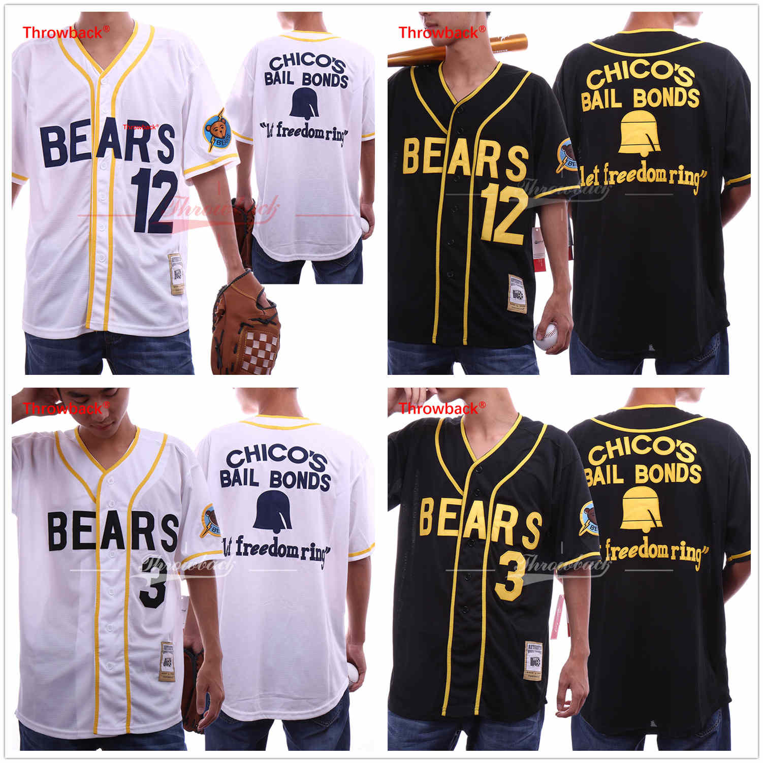 The Bad News Bears Movie Baseball Jerseys 12 Tanner Boyle 3 Kelly Leak Size S-3XL Free Shipping Chico's Bail Bonds, As pic
The Bad News Bears Movie Baseball Jerseys 12 Tanner Boyle 3 Kelly Leak Size S-3XL Free Shipping Chico's Bail Bonds, As pic