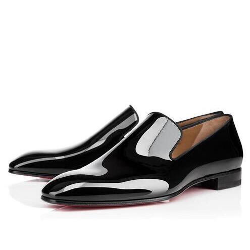 2019 New Brand Red Bottom Loafers Luxury Party Wedding Shoes Designer BLACK PATENT LEATHER Suede Dress Shoes For Mens Slip On Flats #23
2019 New Brand Red Bottom Loafers Luxury Party Wedding Shoes Designer BLACK PATENT LEATHER Suede Dress Shoes For Mens Slip On Flats #23