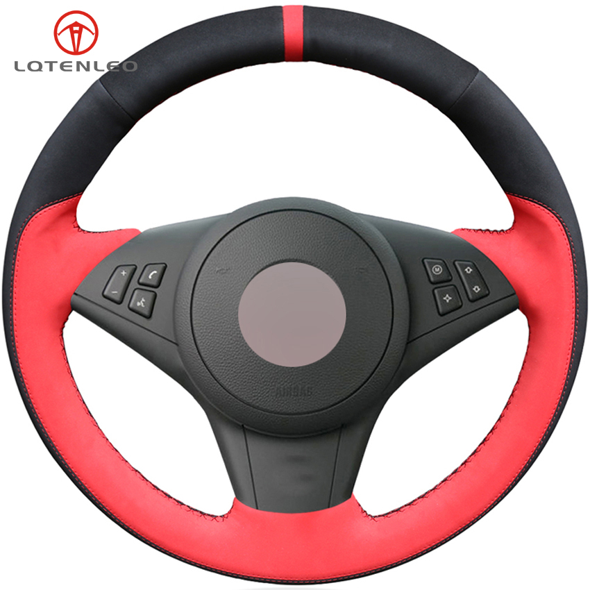 Black Red Suede DIY Hand Car Steering Wheel Cover for BMW E60 E61 530d 545i 550i E63 E64 630i 645Ci 650i 2003-2010
Black Red Suede DIY Hand Car Steering Wheel Cover for BMW E60 E61 530d 545i 550i E63 E64 630i 645Ci 650i 2003-2010