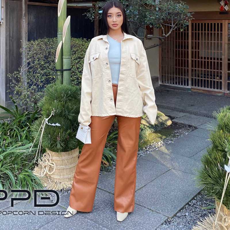 Autumn Winter PU Leather High Street Style Pants High Waist Green Chic Wide Leg Pants Vintage Trousers Pocket 2020 New Arrival, Color-2
Autumn Winter PU Leather High Street Style Pants High Waist Green Chic Wide Leg Pants Vintage Trousers Pocket 2020 New Arrival, Color-2