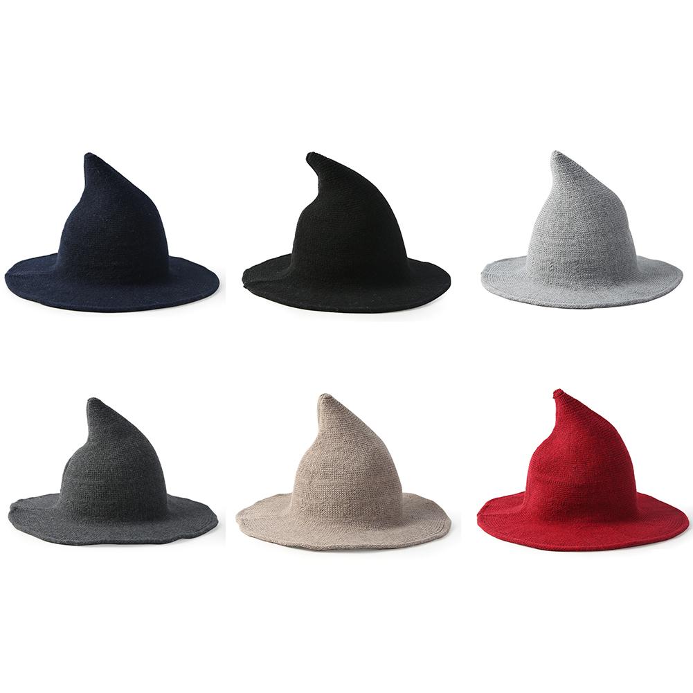 New Witch Hat Knitted Soft Wool Christmas Decoration Hat Winter Warmer For Women Halloween Party Costume Solid Color Xmas
New Witch Hat Knitted Soft Wool Christmas Decoration Hat Winter Warmer For Women Halloween Party Costume Solid Color Xmas