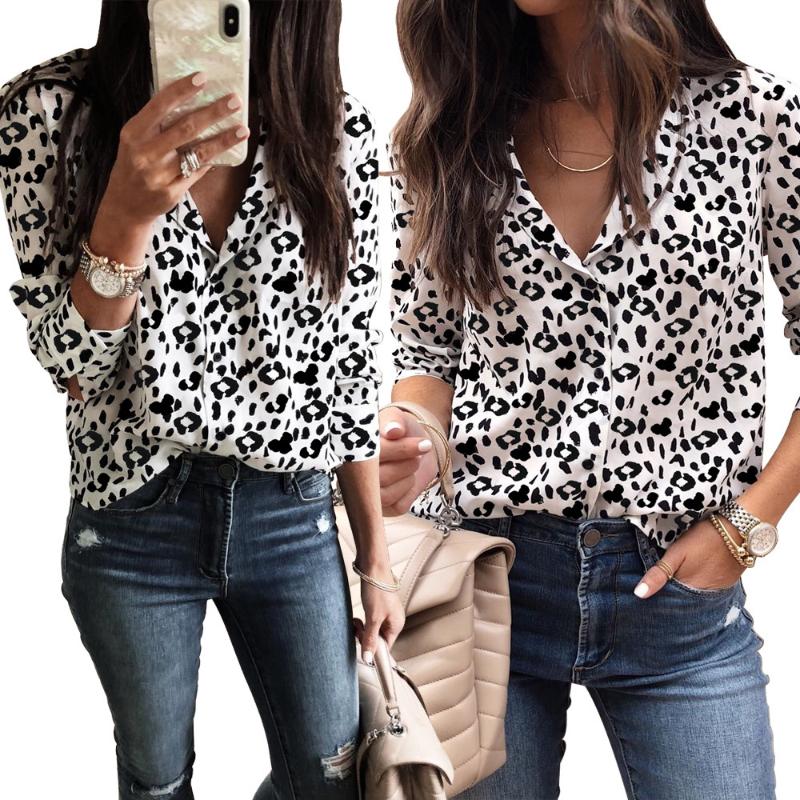 Woman T-shirt Sheath Slim Female Hot Sale Long Sleeve T-shirt Cute Style Autumn Sexy Leopard Print V-Neck, Gray
Woman T-shirt Sheath Slim Female Hot Sale Long Sleeve T-shirt Cute Style Autumn Sexy Leopard Print V-Neck, Gray
