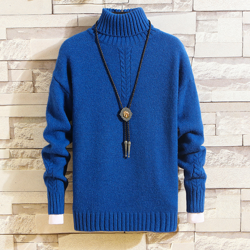 Men's Cashmere Turtleneck Sweater | Premium Warm Winter Pullover B4