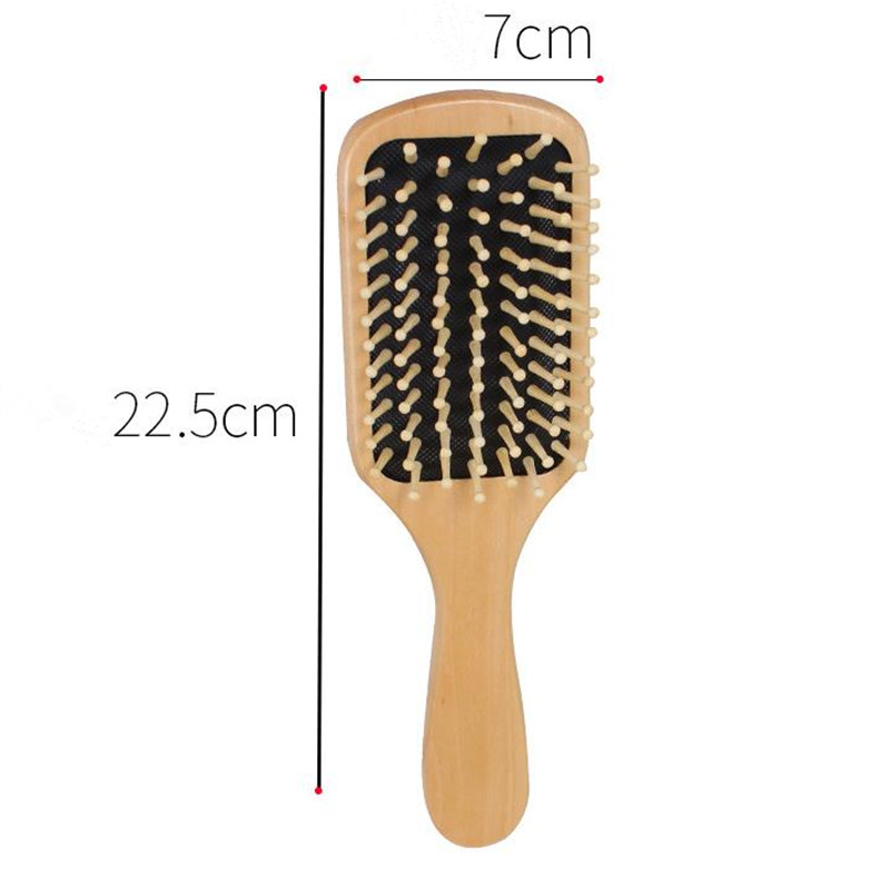 Natural Wooden Massage Airbag Comb care Hair Care Hair Brush Beauty SPA Massager Comb Antistatic Head Wooden Comb F3490
