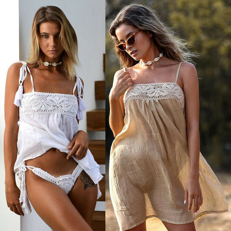 hirigin 2020 New Sexy Women Bikini Cover Ups Lace Floral Summer Chiffon Beach Mini Dress Swimwear Bikini Cover Up Loose Sundress
hirigin 2020 New Sexy Women Bikini Cover Ups Lace Floral Summer Chiffon Beach Mini Dress Swimwear Bikini Cover Up Loose Sundress