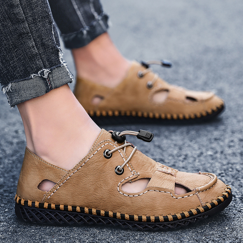 Men's Breathable Fisherman Shoes Closed Toe Outdoor Beach Sandal Casual Leather Comfort Shoes Big Size 47 48, Black
Men's Breathable Fisherman Shoes Closed Toe Outdoor Beach Sandal Casual Leather Comfort Shoes Big Size 47 48, Black