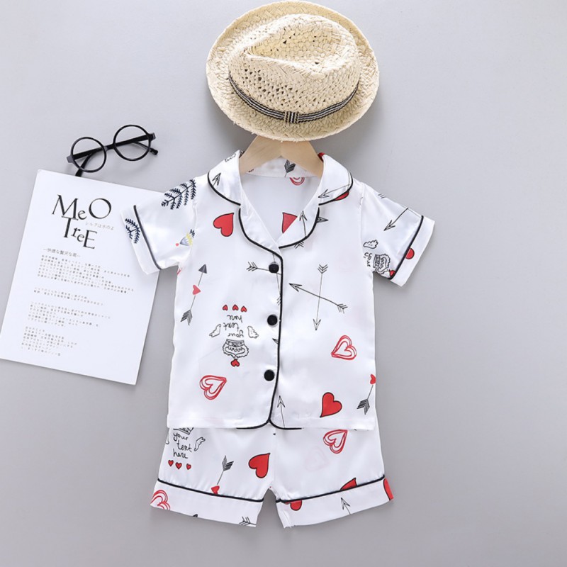 Baby Boys Girls Pajamas Kids Sleepwear Bow Arrow Print Short Sleeve Cute Nightclothes Set Blouse Tops+ShortsSleepwear Pajamas, Yellow
Baby Boys Girls Pajamas Kids Sleepwear Bow Arrow Print Short Sleeve Cute Nightclothes Set Blouse Tops+ShortsSleepwear Pajamas, Yellow