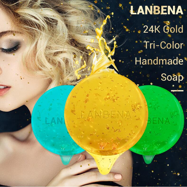 LANBENA 24K Gold Natural Seaweed Tea Tree Handmade Soaps Deep Cleaning Moisturizing Acne Treatment Handmade Soap
LANBENA 24K Gold Natural Seaweed Tea Tree Handmade Soaps Deep Cleaning Moisturizing Acne Treatment Handmade Soap
