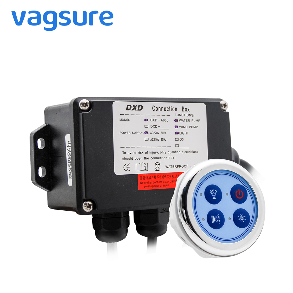 DXD-A006A Simple Round Shaped Whirlpool Massage Bathtub Controller Digital Bath Control Panel For Bathtub
DXD-A006A Simple Round Shaped Whirlpool Massage Bathtub Controller Digital Bath Control Panel For Bathtub