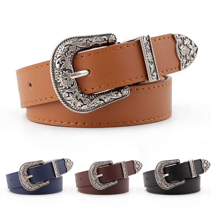 Adisputent Hup Women Black Leather Western Cowgirl Waist Belt Metal Buckle Waistband New Hot Belts For Women
Adisputent Hup Women Black Leather Western Cowgirl Waist Belt Metal Buckle Waistband New Hot Belts For Women