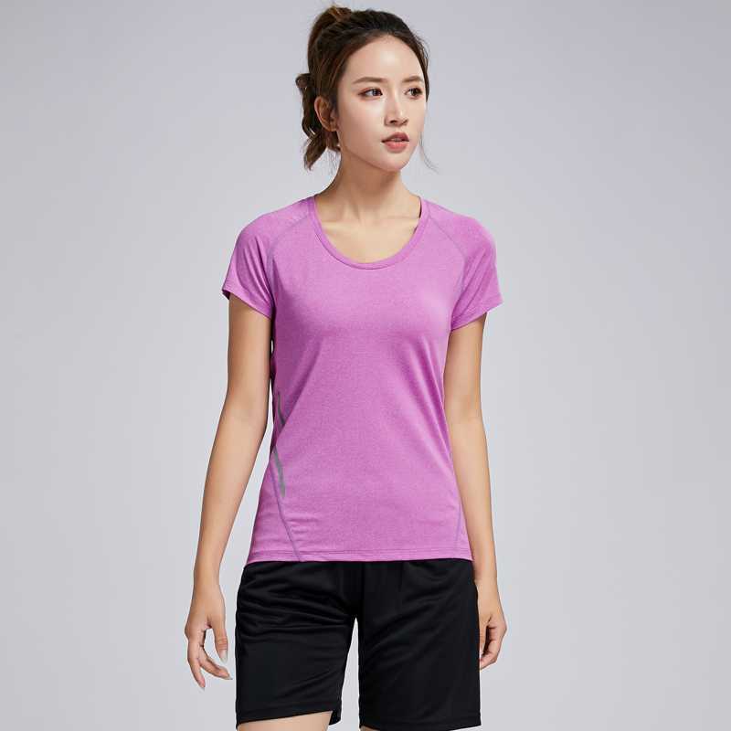 2020 Sports Shirts Fitness Women Yoga Top Quick Dry Short Sleeve Gym T Shirt Running Training Workout Slim Female Shirt Clothing, Deep purple
2020 Sports Shirts Fitness Women Yoga Top Quick Dry Short Sleeve Gym T Shirt Running Training Workout Slim Female Shirt Clothing, Deep purple