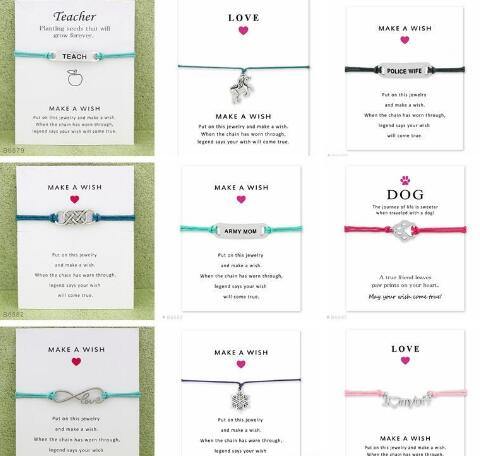 Bracelet With Gift Card Dog Paw Love Unicorn Teacher Charm Bracelets Bangles for Women men Friendship Statement Jewelry Greeting Cards 1695
Bracelet With Gift Card Dog Paw Love Unicorn Teacher Charm Bracelets Bangles for Women men Friendship Statement Jewelry Greeting Cards 1695