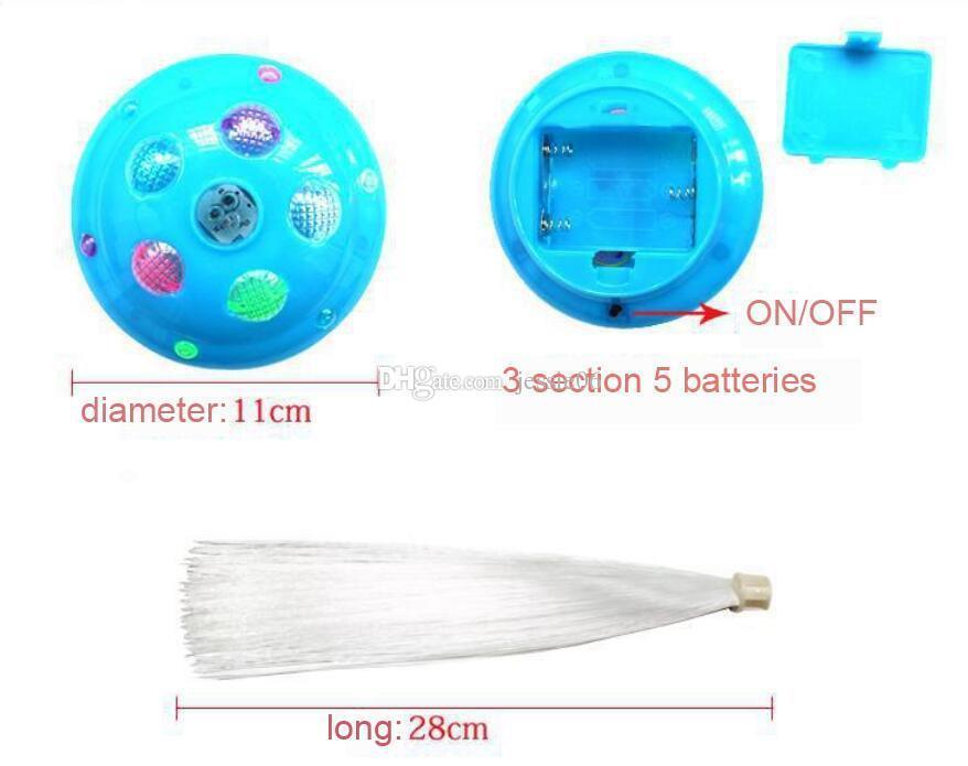 Party Decorations Fiber Optic Lamp Light Holiday Wedding Fiberoptic LED Festive Christmas Colorful flashing starry glowing gem fib5328033