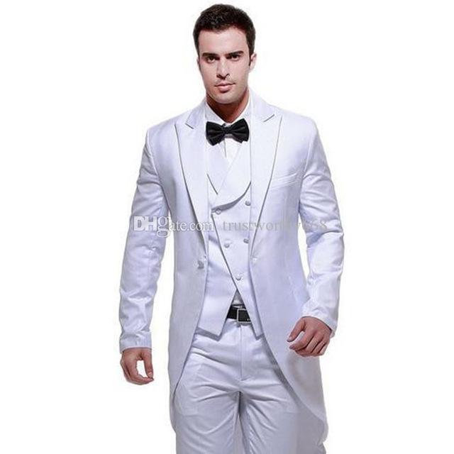 New Arrival One Button Groomsmen Peak Lapel Groom Tuxedos Men Suits Wedding/Prom Best Man Blazer ( Jacket+Pants+Vest+Tie) AA48, Same as image
New Arrival One Button Groomsmen Peak Lapel Groom Tuxedos Men Suits Wedding/Prom Best Man Blazer ( Jacket+Pants+Vest+Tie) AA48, Same as image