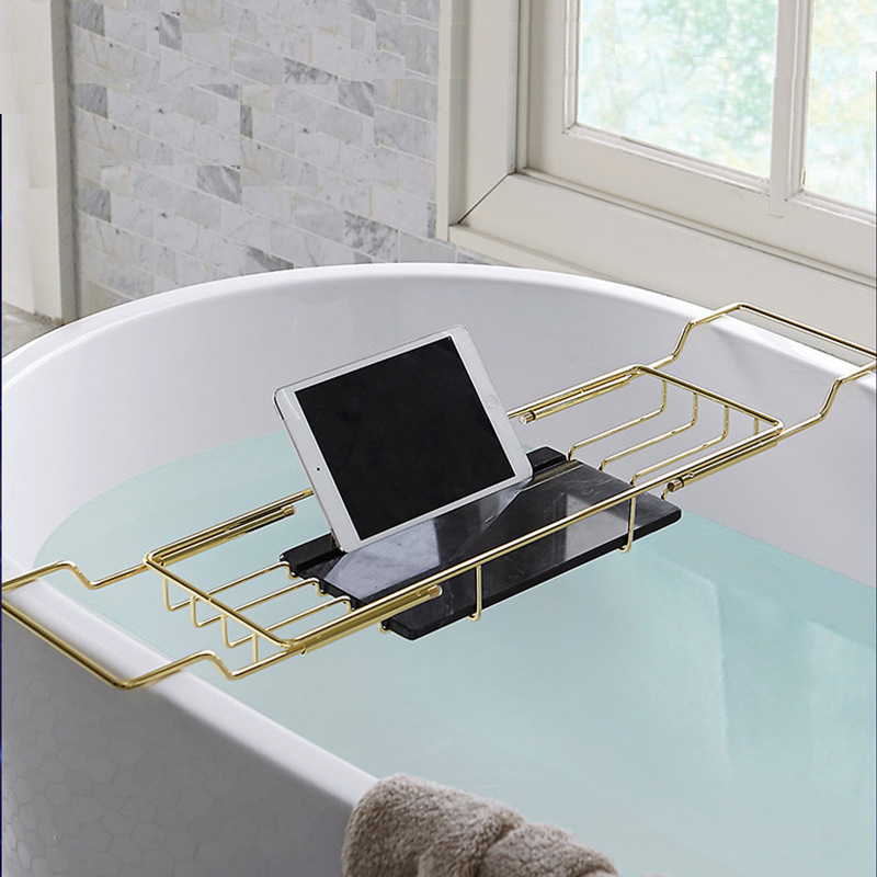 Bathroom marble bathtub shelves Antiskid bathroom Multi functional toilet retractable bathtub stainless steel shelf
Bathroom marble bathtub shelves Antiskid bathroom Multi functional toilet retractable bathtub stainless steel shelf