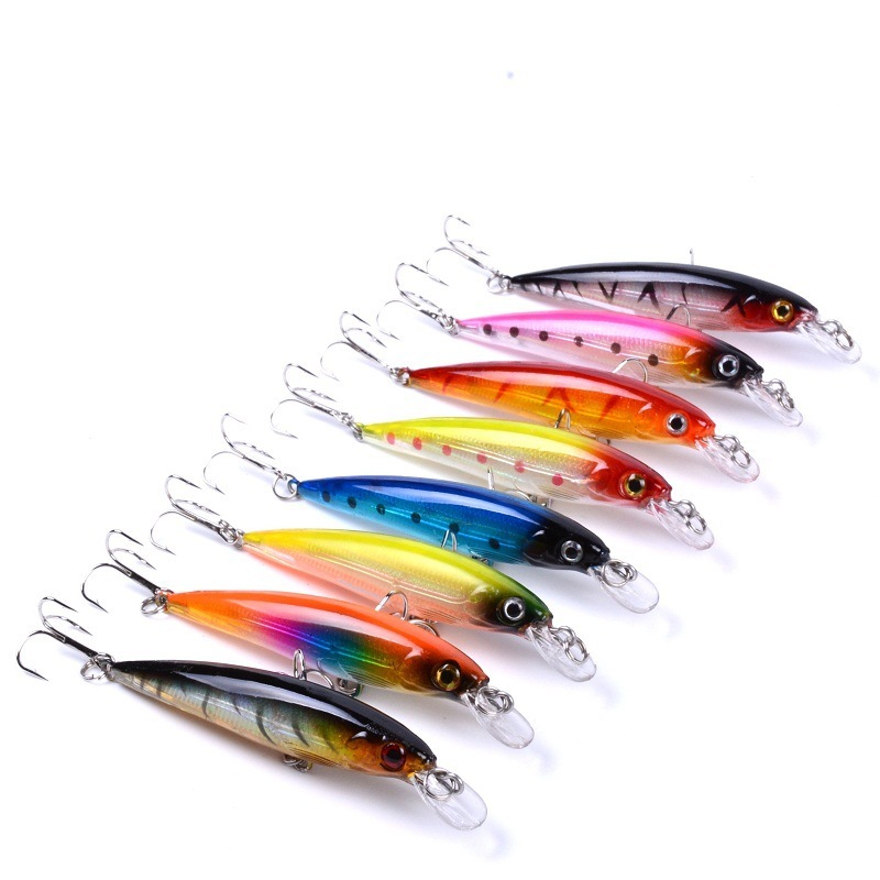 Minnow 43pcs/lot Fly Fishing Lure Set China Hard Bait Jia Lure Wobbler Carp 6 Models Fishing Tackle Wholesale T200602