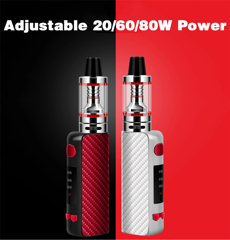 Electronics Cigarette Battery Vape 80W Tank Kits With 1500mAh Mini Portable Mods Starter Pen Vape 2ML Atomizer E-cigarette Fkmnj
Electronics Cigarette Battery Vape 80W Tank Kits With 1500mAh Mini Portable Mods Starter Pen Vape 2ML Atomizer E-cigarette Fkmnj